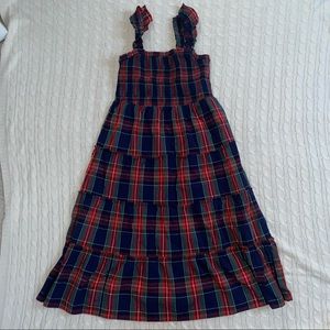 J. Crew tartan plaid dress